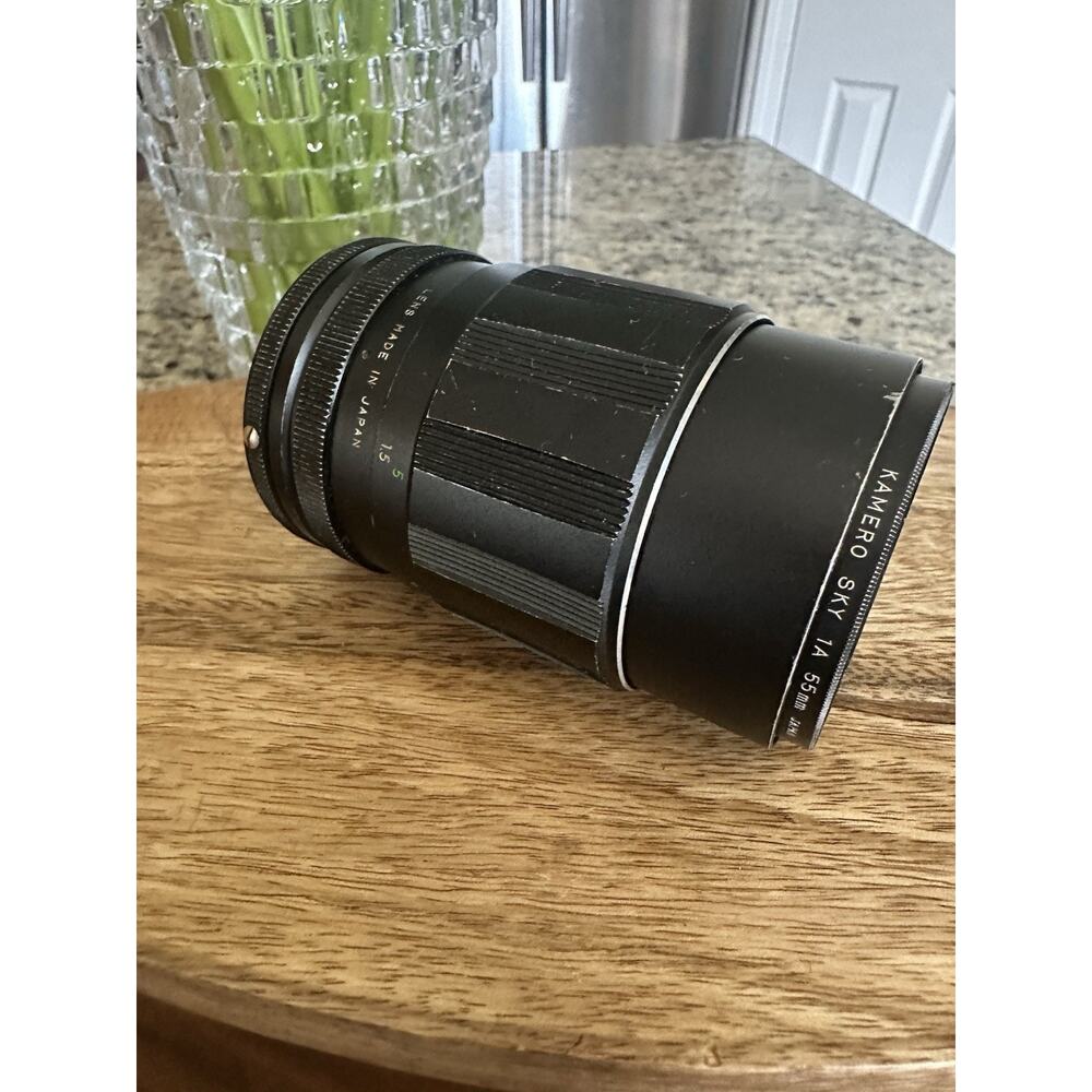 Kamero Auto 1:2.8 f=135mm 55mm Lens Vintage No 2763056